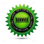 Green 100% Satisfaction Tag